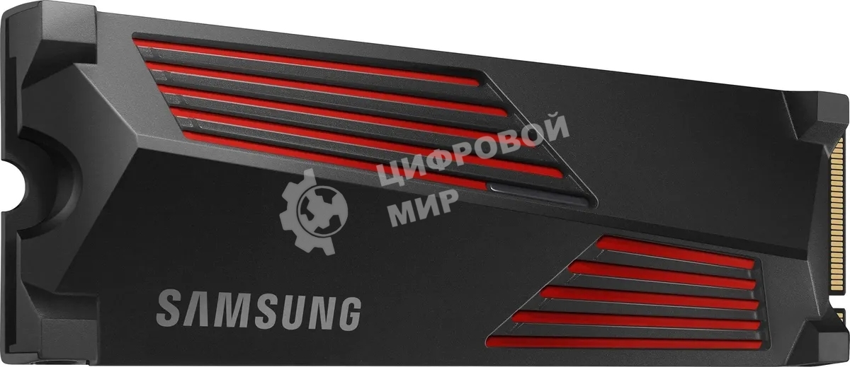 Накопитель SSD Samsung 990 PRO, 1000Gb, PCIe 4.0 x4, M.2 2280, NVMe, R/W 7450/6900, с радиатором