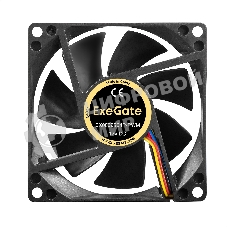 Вентилятор для корпуса ExeGate EX08025S4P-PWM черный, 80 мм, 2300 об/мин, 23 дБ, 4 pin