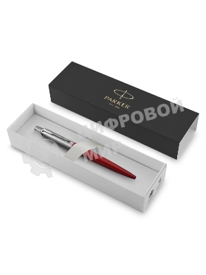Ручка шариковая Parker Jotter Core K63 (CW1953187) Kensington Red CT M, синие чернила, подарочная коробка