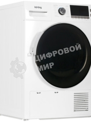 Сушильная машина Korting KD 60HP83 белый, 8 кг, сушка - тепловой насос, программ - 15, 59.5 x 84.5 x 60 см