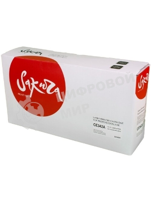 Картридж лазерный Sakura CE342A для HP LJ 700/775, желтый, 16 000 к.
