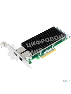 Сетевая карта LR-Link 2 порта 10/100/1000/10G Base-T на чипе Intel X540, LREC9802BT