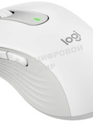Мышь беспроводная Logitech Signature M650 L белый, 4000 dpi, радиоканал, Bluetooth, USB, кнопки - 5