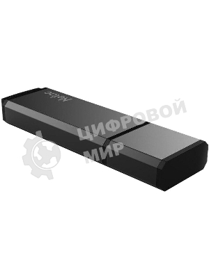 Флешка USB Netac U351 (NT03U351N-064G-20BK), 64Gb, USB 2.0, R/W 25/10, черный