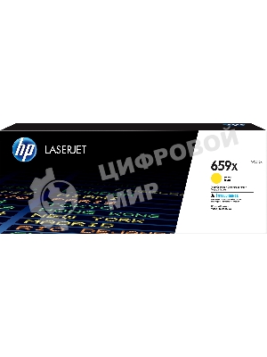 Картридж лазерный HP 659X W2012X желтый для HP LJ M856/M776 (29000стр.)
