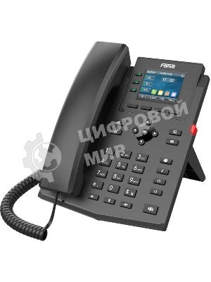 Телефон IP Fanvil X303P черный