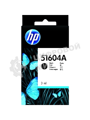 Картридж струйный HP 51604A черный for plain paper