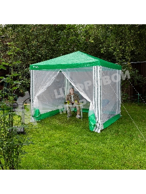 Тент садовый с москитной сеткой Camping Palisad 250х250/240 см