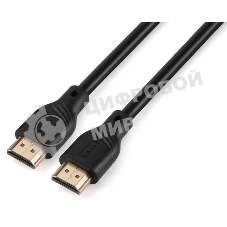 Кабель а/в GoPower Длина 1.5 м Разъемы HDMI (m)-HDMI (m) черный 00-00029041