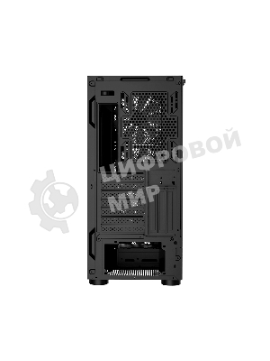 Корпус PCCooler ME200 MESH BK, Midi-Tower, чёрный, 3 x 120 мм
