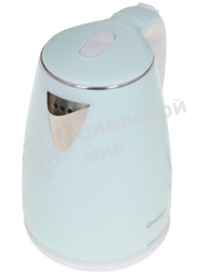 Чайник электрический Energy E-261 1.8 л, двойной корпус, голубой,2200 Вт(164141)