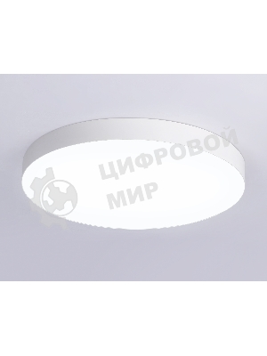 Потолочный светодиодный светильник Ambrella light FV5536 WH белый LED 90W 4200K D600*58 (Без ПДУ)