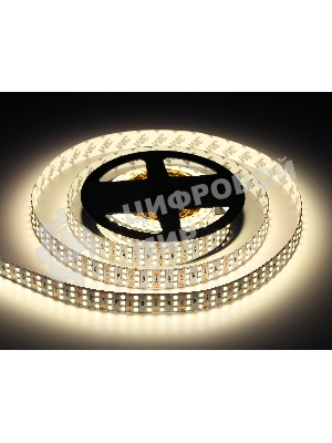 Светодиодная лента Ambrella light GS3902 2835 324Led/ 26W m/ 24V IP20 4500K/ 5000*18*1.2mm (2 конт.)