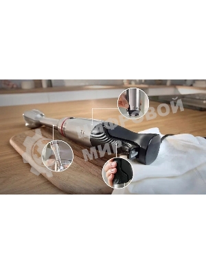 Блендер погружной Bosch MSM6M871 черный, 1200 Вт, 1 скорость