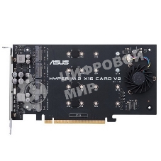 Внутренний адаптер ASUS для создания массивов RAID HYPER M.2 X16 CARD V2