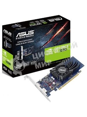 Видеокарта AsusGT1030-2G-BRK nVidia GeForce GT 1030 2048Mb 64bit GDDR5 1228/6008/HDMIx1/DPx1/HDCP PCI-Elow profile Ret