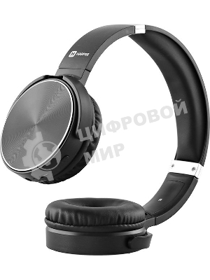 Беспроводные/проводные наушники Harper HB-217 черный, накладные, Bluetooth + проводной, складная конструкция, до 5 ч