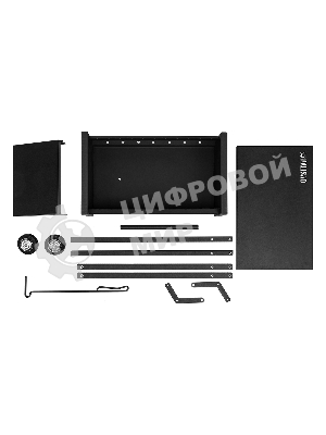 Мангал Palisad Camping сварной на колесах, 662х390х152/805 мм, сталь 2 мм, кочерга в комплекте