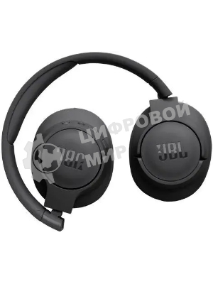 Беспроводные/проводные наушники JBL Tune 720BT черный, полноразмерные, Bluetooth + проводной, быстрая зарядка