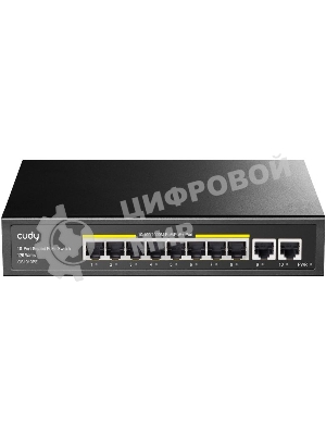 Коммутатор Cudy GS1010PE, 10×1 Гбит/с