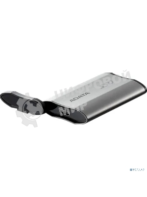 Внешний SSD ADATA SD810, 500 Gb, USB 3.2 Gen 2x2 Type-C, R/W 2000/2000, серебристый