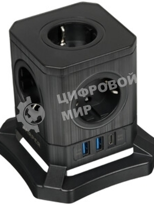 Сетевой фильтр Harper UCH-715 Black PD3.0
