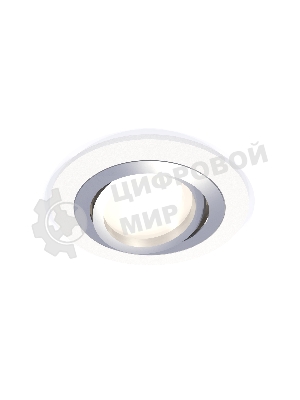 Комплект встраиваемого поворотного светильника Ambrella light XC7621082 SWH/PSL белый песок/серебро полированное MR16 GU5.3 (C7621, N7003)