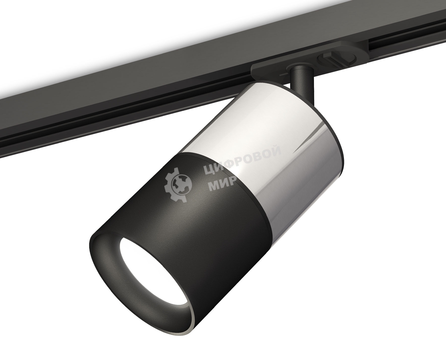 Светильник Ambrella light XT7402071 SBK/PSL/PBK черный песок/серебро полированное/черный полированный MR16 GU5.3