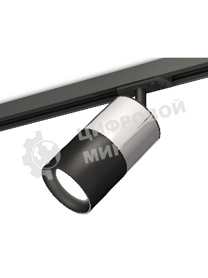 Светильник Ambrella light XT7402071 SBK/PSL/PBK черный песок/серебро полированное/черный полированный MR16 GU5.3