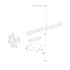 Светильник настенный светодиодный MRL LED 1114 / Cane LED белый