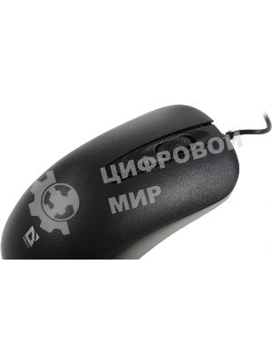 Мышь проводная Defender Classic MB-230 черный, 1600 dpi, USB, кнопки - 4