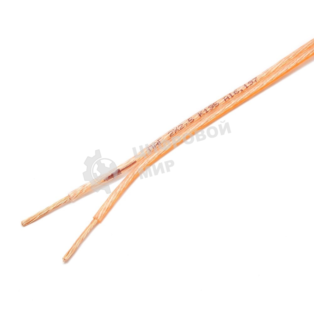 Акустический кабель Cablexpert CC-TC2x2,5-50M, прозрачный,  50 м, на катушке