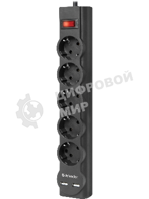 Сетевой фильтр Defender 1.8M DFS 751 5OUTL.