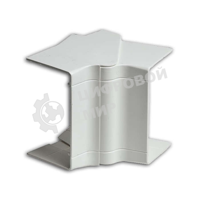 Угол внутренний 100х60/40 разводной бел. Рувинил УВН-100х60