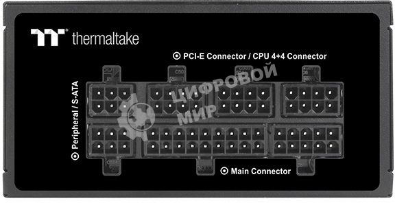 Блок питания Thermaltake Toughpower SFX (PS-STP-0650FNFAGE-1), 650Вт, 80 PLUS Gold, 90мм, модульный, черный