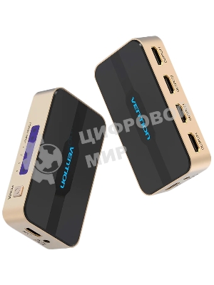 Разветвитель - сплиттер Vention HDMI 19F/4x19F на 4 монитора ACCG0