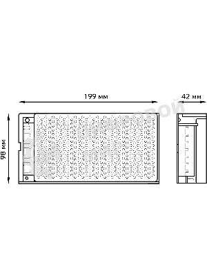Блок питания GAUSS LED STRIP PS 150W 12V