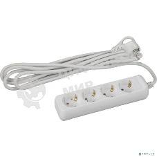Удлинитель ЭРА 4 гнезда 5 м с/з U-4e-5m ПВС