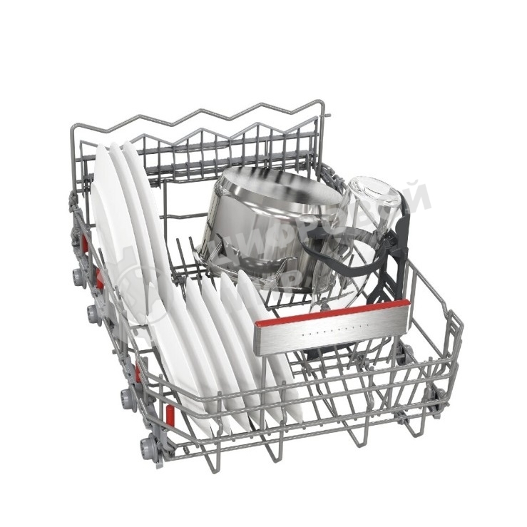 Встраиваемая посудомоечная машина Bosch SPV6ZMX17E, серебристый, 44.8 см, 10 компл., 43 дБ, класс A+++