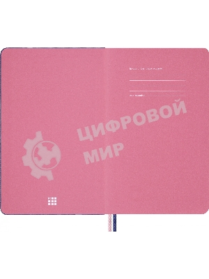 Блокнот Moleskine LIMITED EDITION SAKURA LESU08QP060BOX Large 130х210 мм, обложка текстиль, 176 страниц, линейка, твердая обложка, подарочная коробка, синий, 2025