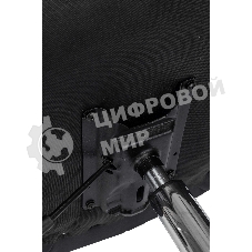 Кресло Бюрократ T-999SL-Low черный Nappa 999 искусственная кожа низк.спин. крестов. металл хром