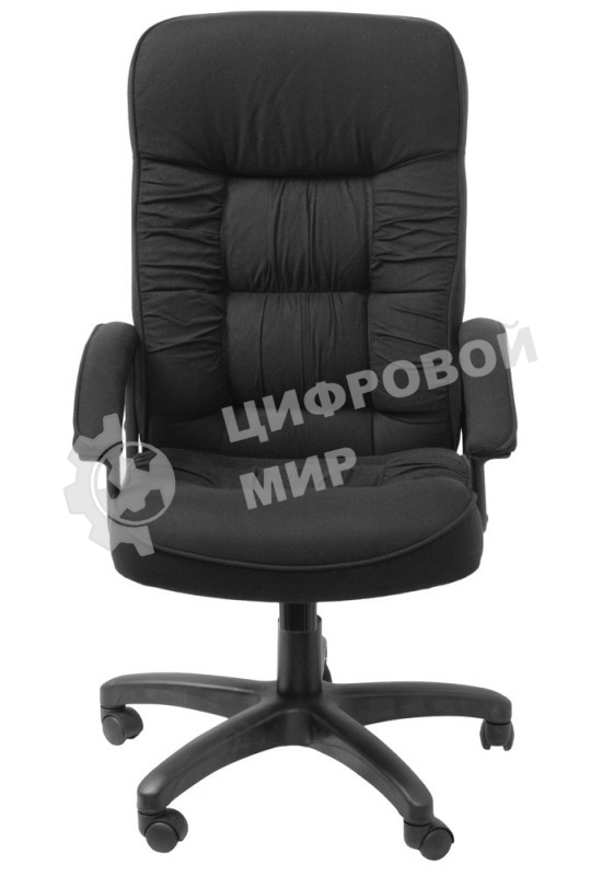 Кресло руководителя Бюрократ T-9908AXSN-Black черный 80-11, ткань, крестовина пластиковая