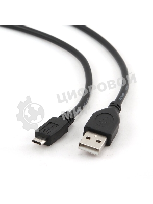 Кабель USB2.0 Pro Cablexpert CCP-mUSB2-AMBM-10, AM/microBM 5P, 3м, экран, черный, пакет