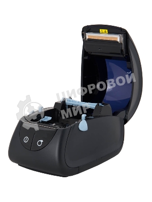 Принтер наклеек Mertech MPRINT LP80 EVA прямая термопечать, 203 dpi, 100 мм/сек, RS-232, USB, черный