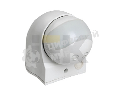 Детектор движения ДД 010 1100Вт угол. обз. 180град. IP44 бел. IEK LDD10-010-1100-001