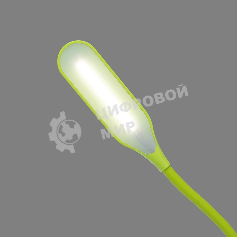 Светильник настольный Click 4Вт, LED, 4000К, диммируемый 3 ступени, заряжаемый, на прищепке, зеленый REXANT