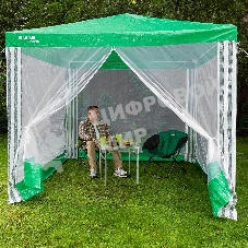 Тент садовый с москитной сеткой Camping Palisad 250х250/240 см