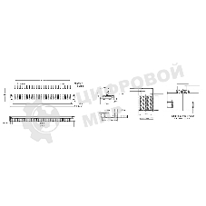Разъем FPC Flip-Lock 1010-6RLGF 6 pin высота 1мм шаг 1мм