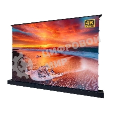 Экран S'OK для UST проектора 266x150 см, 4K, напольный c электроприводом, черный