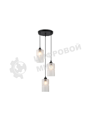 Светильник Ambrella light TR3412/3 BK черный E27/3 max 60W D330*1000